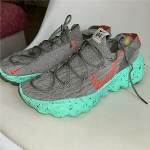 Nike space hippie 04' green glow mens sneakers